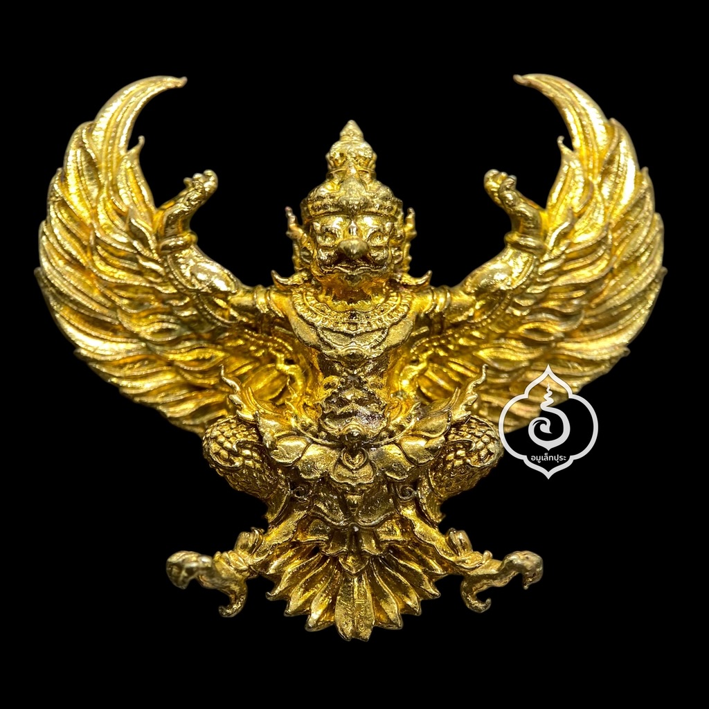 พญาครุฑ รุ่นมหาศรษฐีเฟื่องฟู (พิมพ์เล็ก ทองระฆัง) ปี63 หลวงพ่อฟู วัดบางสมัคร จ.ฉะเชิงเทรา (มีโค้ด หมายเลข492)