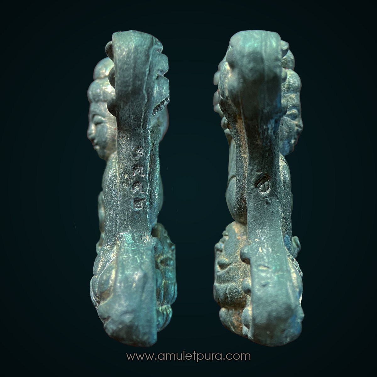 พระมเหศวร นะโภคทรัพย์ (เนื้อชินตะกั่ว) ปี53 หลวงปู่นาม วัดน้อยชมภู่ จ.สุพรรณบุรี (มีโค้ด หมายเลข 3442)