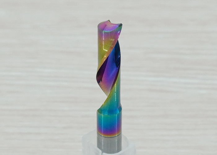 [เกรด 5A] - Single Flute DLC Coating 6x6x22 High Efficiency End Mill, Shank 6mm