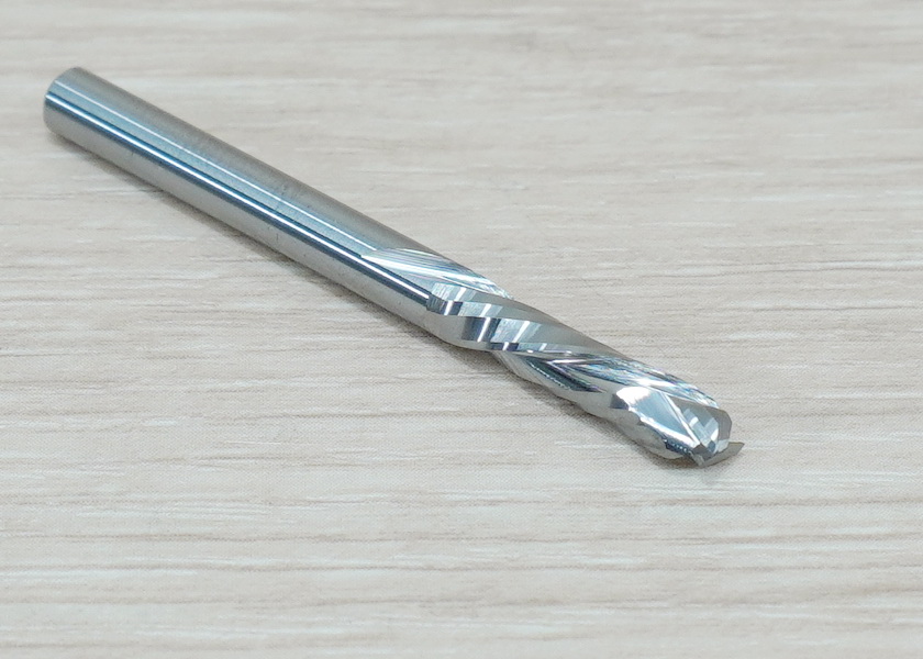 Double-Edged Compound Milling Cutter 4x4x17mm Blade Spiral Carbide เกรด 3A