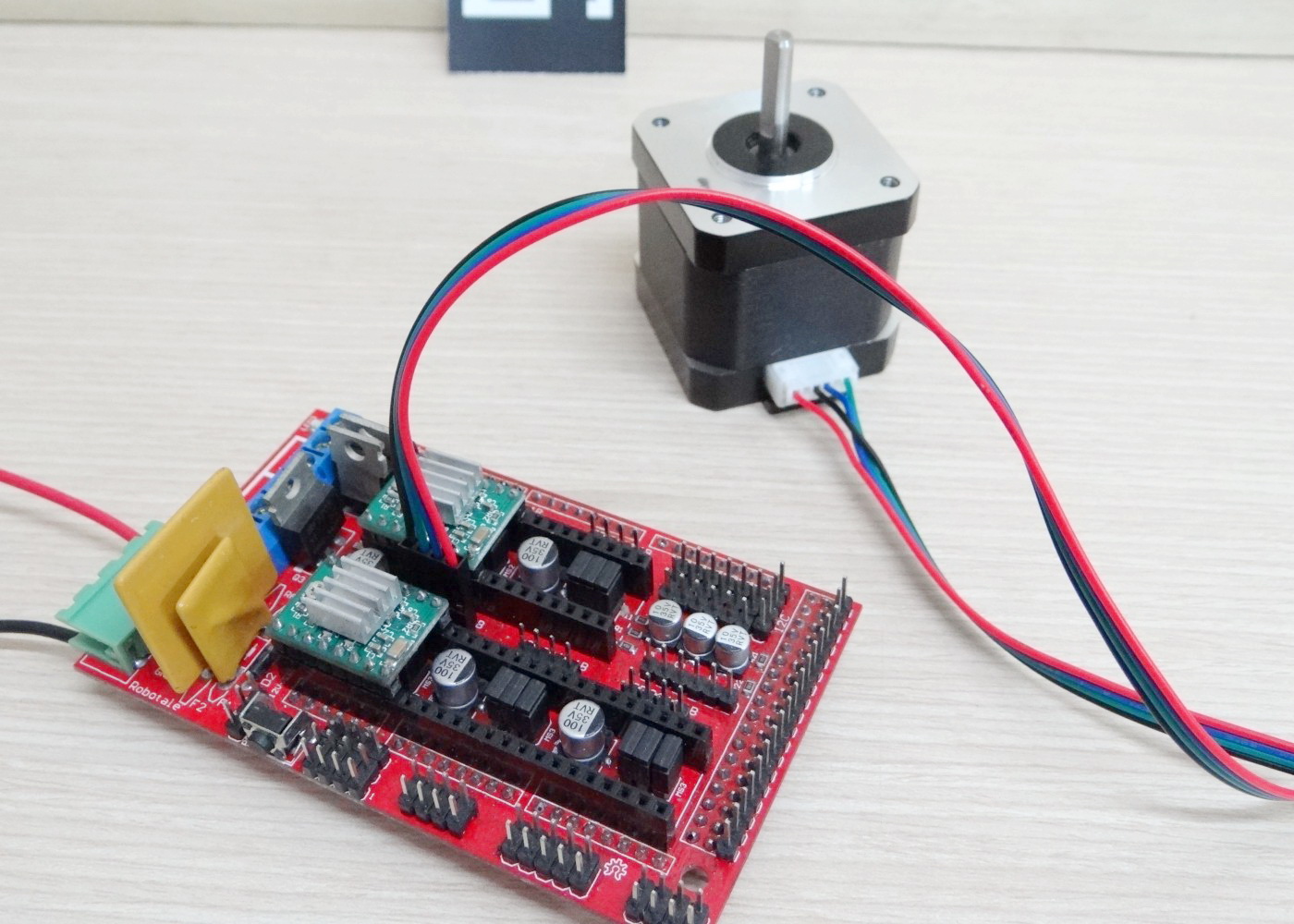 สายไฟ 100 cm Stepper Motor Nema17 ขั่วต่อ (6 pin JST PH2.0mm - 4 pin Dupont 2.54)