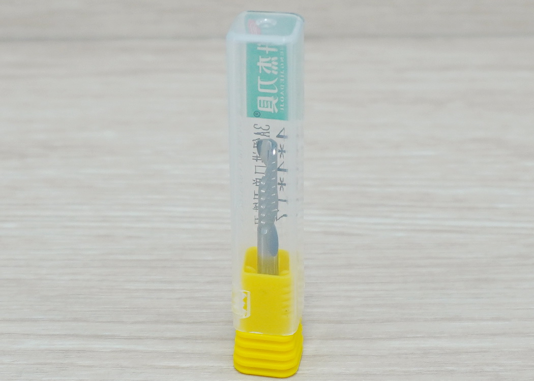 Wood/Acrylic - 4x4x17mm Single Flute Bit Carbide End Mill (SHKxCEDxCEL) เกรด 3A