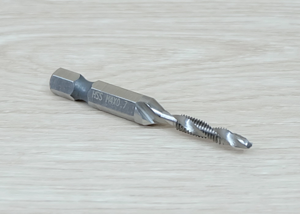 M4 x 0.7mm Hex Shank Thread Tap (+Chamfer) HSS9341