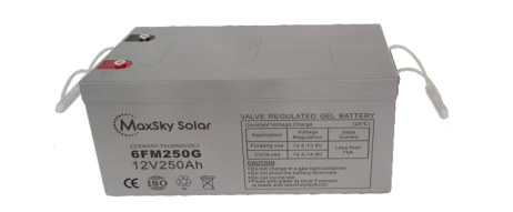 Battery 12V 250A Gel Maxsky
