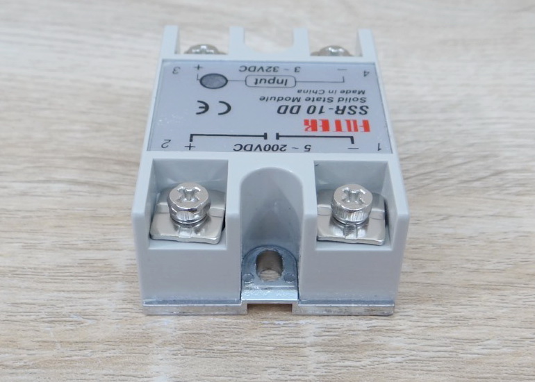 Solid State Relay SSR-10DD, 10A (5-200VDC /3-32VDC)
