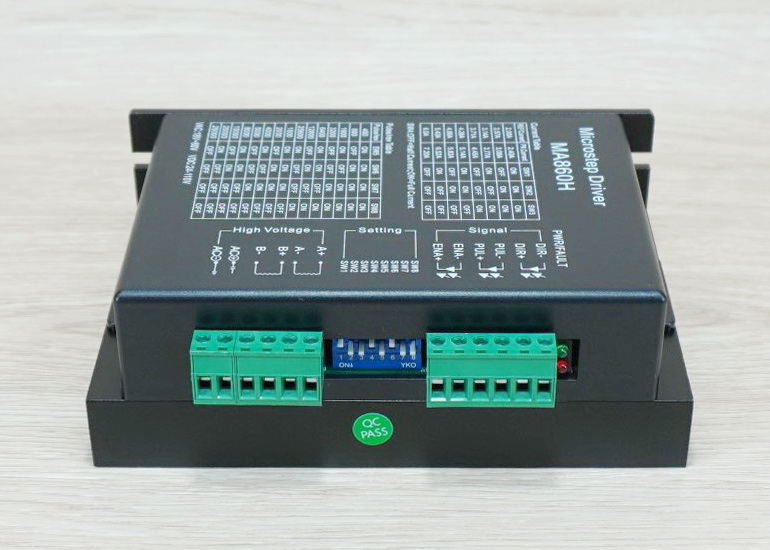 MA860H (Jiawen) Microstep Driver Peak 7.2A, 24-110 VDC / 18-80 VAC 2-phase