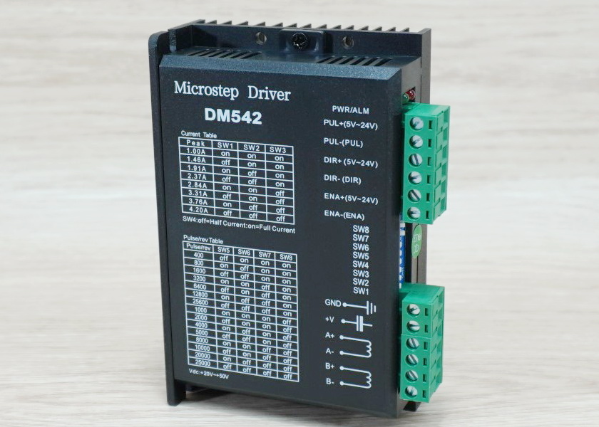 DM542 (Jiawen) Hi-Performance, Microstep Driver Peak 4.2A, 20-50 VDC 2-phase