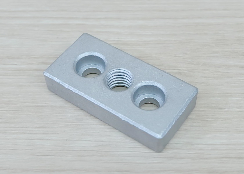 End Connection Joint Plate 3060, M12, 2-D8mm สำหรับ Series 30 Alu Profile