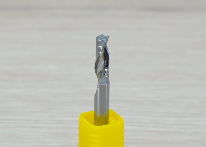 Wood/Acrylic - 4x4x12mm Single Flute Bit Carbide End Mill (SHKxCEDxCEL) เกรด 3A