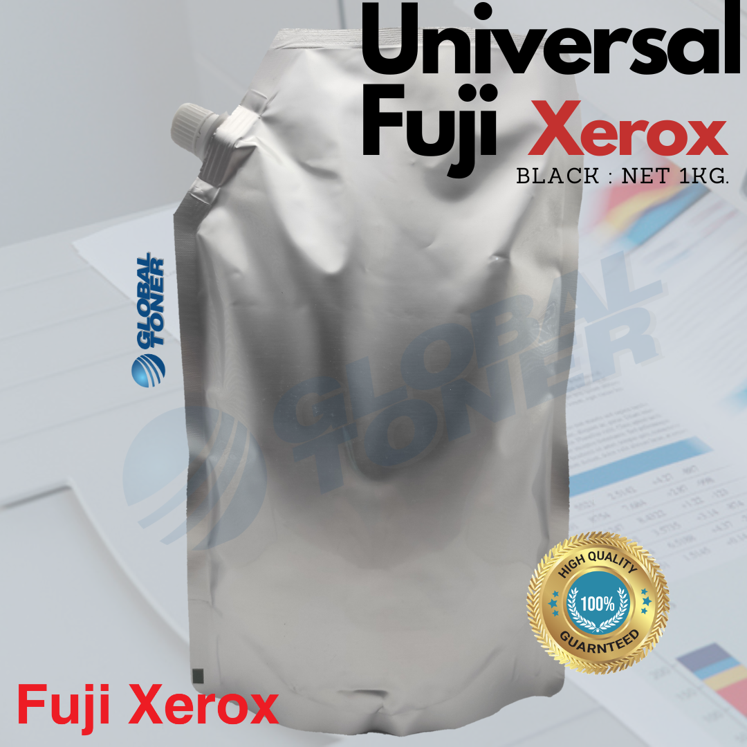 ผงหมึก สำหรับเติม เครื่องถ่ายเอกสาร Fuji-Xerox ขาวดำ บรรจุถุง 1.0 KG 5335 IV2060 IV3060 S2010 S2520 S2220