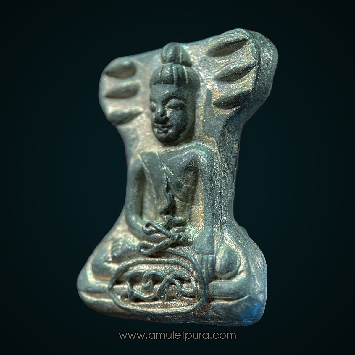 พระมเหศวร นะโภคทรัพย์ (เนื้อชินตะกั่ว) ปี53 หลวงปู่นาม วัดน้อยชมภู่ จ.สุพรรณบุรี (มีโค้ด หมายเลข 3442)