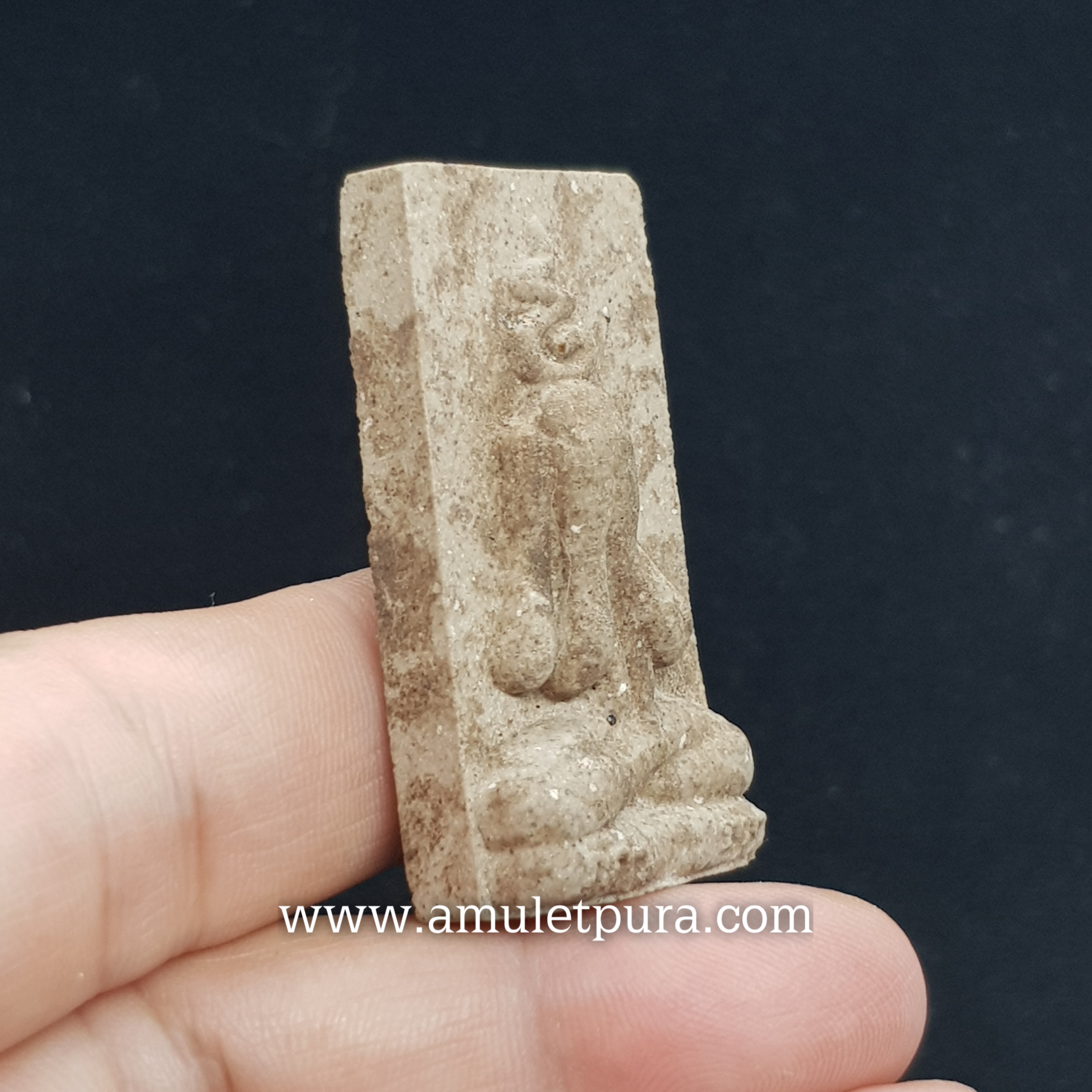 พระผงพรายสมุทร อชิโต พระปิดตามหาอุตม์ ปิดทวารทั้งเก้าหลังมหายันต์เพชรรัตน์ หลวงพ่อเจิม รุ่น2(เนื้อผงรุ่นแรกที่แตกๆหักนำมากดพิมพ์ใหม่)ปี49 หลวงพ่อเจิม วัดหอยราก จ.นครศรีธรรมราช