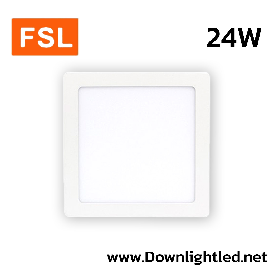 โคมไฟดาวน์ไลท์ติดลอย LED 24W FSL SURFACE MOUNTED