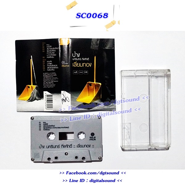 ขายเทปเพลง ป้าง นครินทร์ กิ่งศักดิ์ อัลบั้ม เลี่ยมทอง