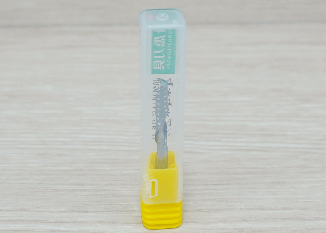 Wood/Acrylic - 4x4x22mm Single Flute Bit Carbide End Mill (SHKxCEDxCEL) เกรด 3A