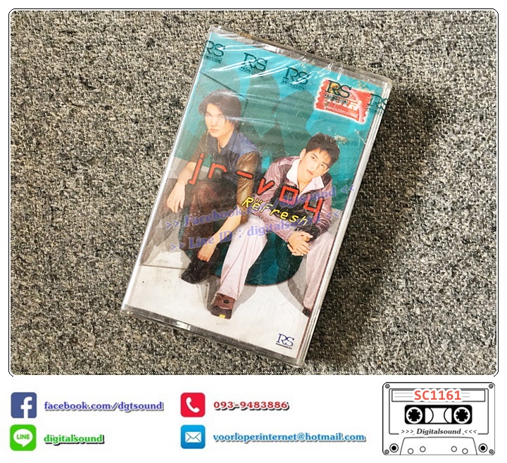 เทปคาสเซ็ท JR-Voy เจอาร์-วอย อัลบั้ม Refesh (ซีลมือหนึ่ง)