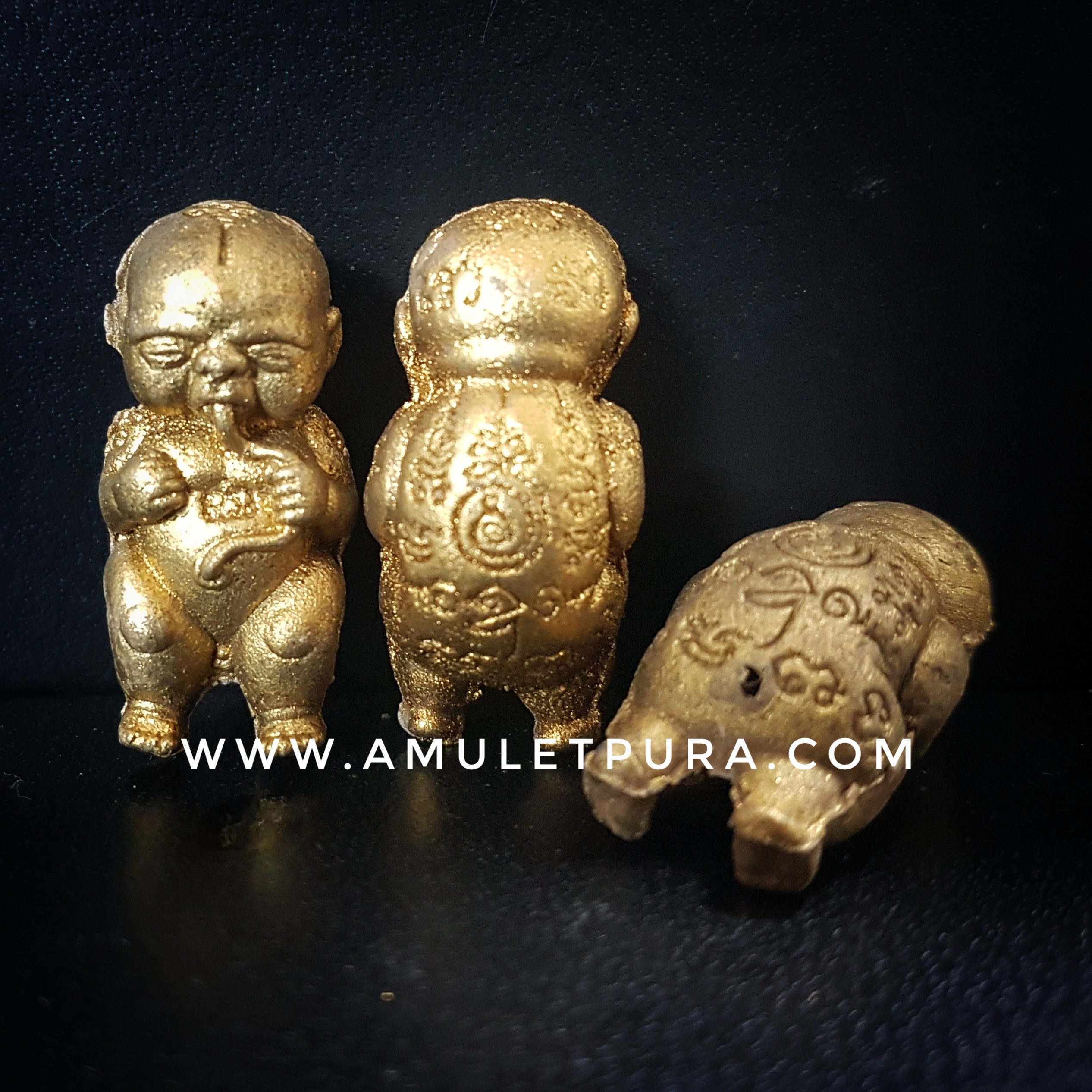 กุมารทองดูดรก รุ่นมหาเศรษฐี(ผงพรายกุมารปัดทอง ฝังตะกรุดเงิน)ไตรมาส 51 หลวงปู่เณร วัดบ้านเกษตรทุ่งเศรษฐี จ.ร้อยเอ็ด