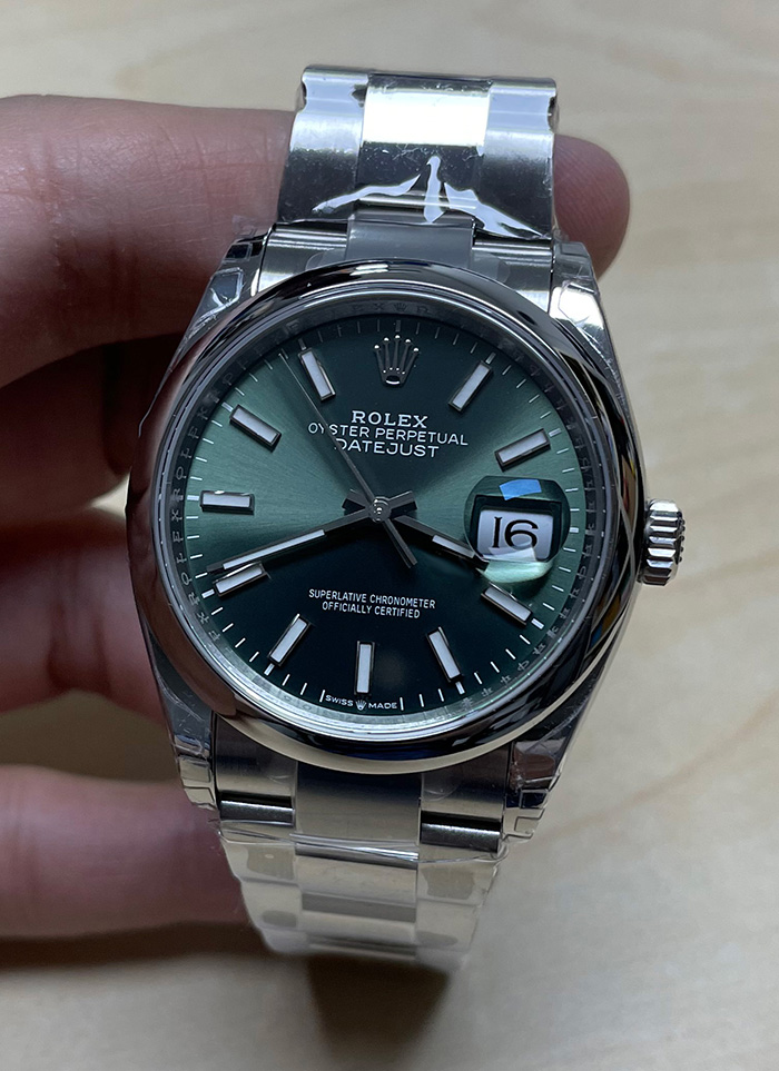 ROLEX DATEJUST 36 MINT GREEN (VSF)