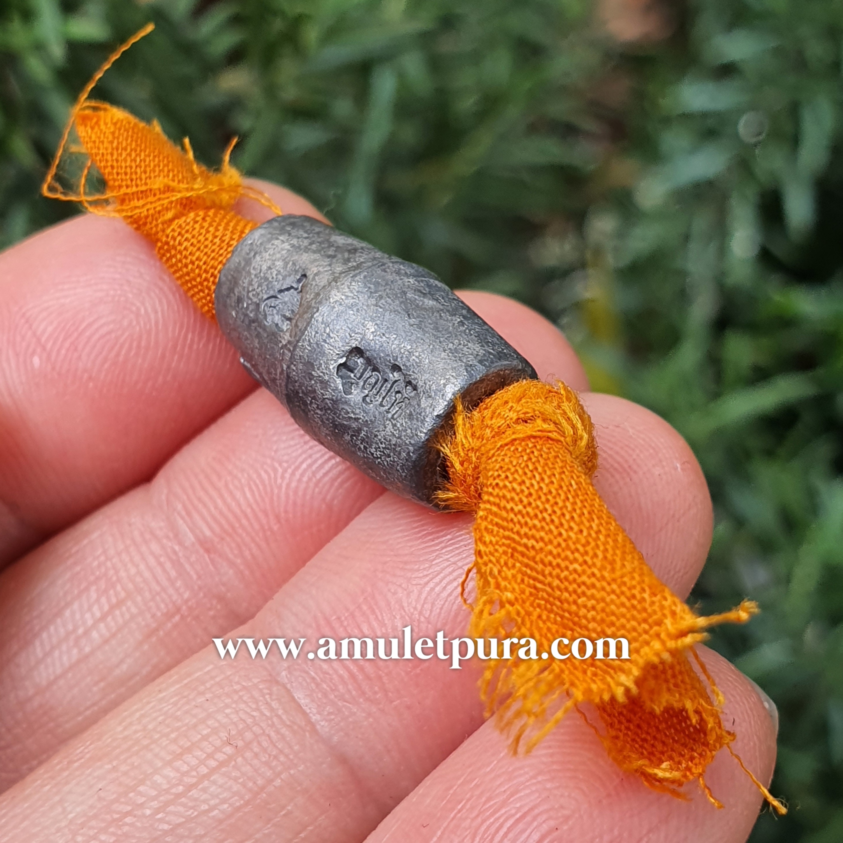 ลูกสะกด(เนื้อตะกั่วอวน)ปี54 พ่อท่านบุญให้ วัดท่าม่วง จ.นครศรีธรรมราช(ตอกโค้ด)