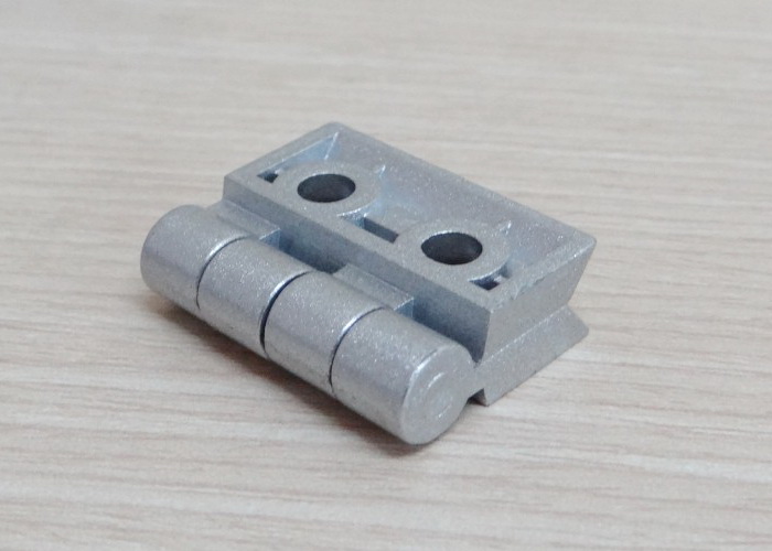 บานพับ Zinc Alloy Hinge for Alu-Profile 2020 ระยะรู 20x14 mm (สีเงิน)