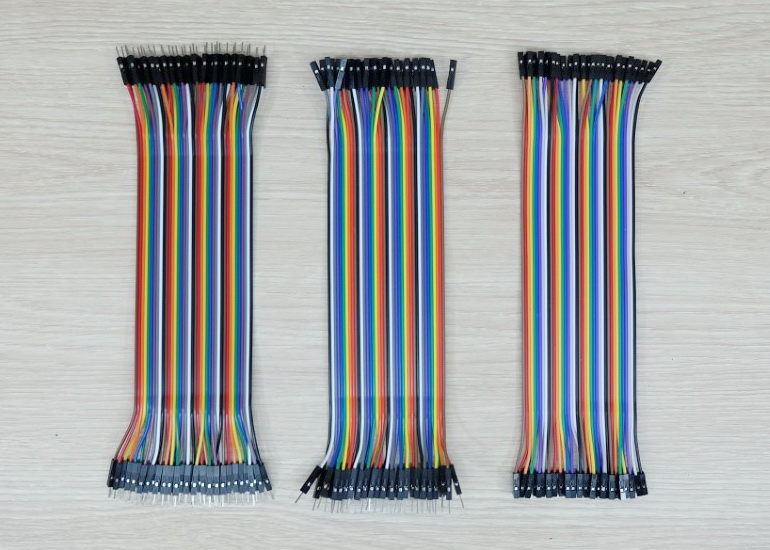 20cm Cable jumper 40P Male-Male (ผู้-ผู้)