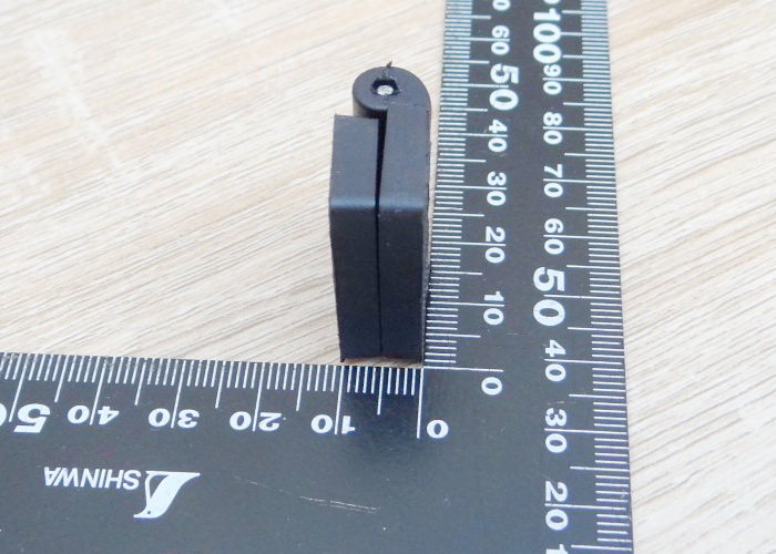 บานพับพลาสติกไนลอน Hinge for Alu-Profile 2020 ระยะรู 20x15 mm