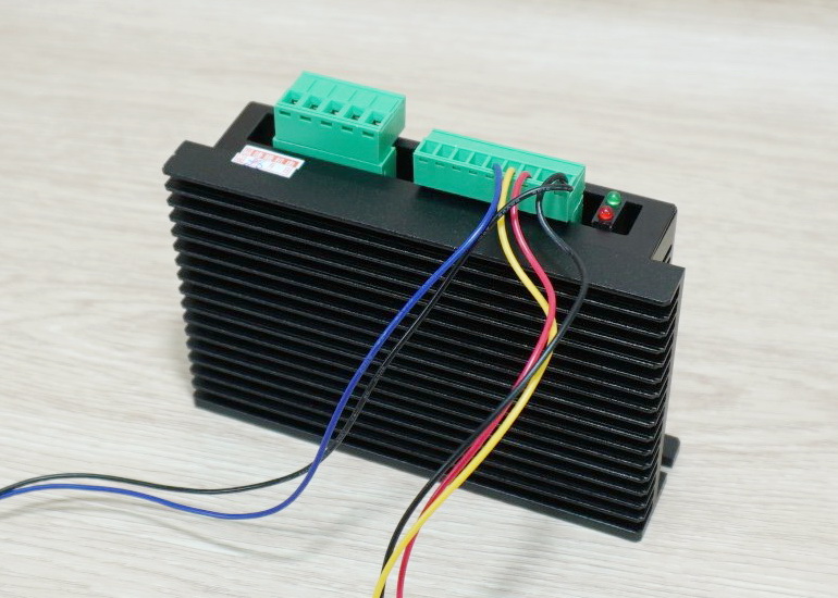 600W ER11 Brushless Spindle DC Motor (Max.9000rpm) + WS55-220WG Brushless DC Motor Driver 48V 600W