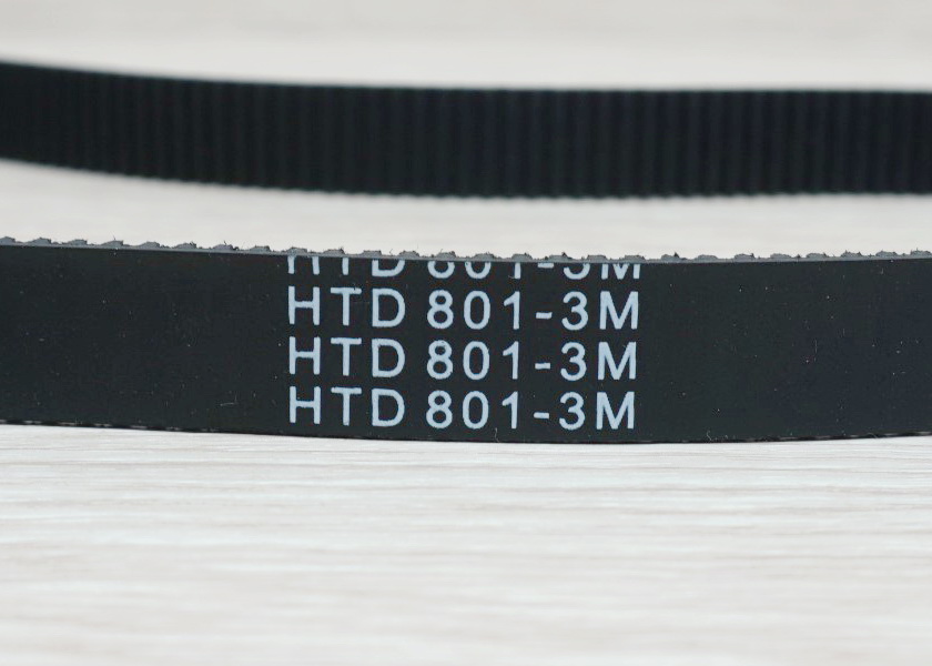 HTD-3M Width 15mm Timing Belt Closed Loop Length 801mm Rubber