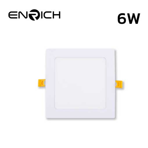 ดาวน์ไลท์ LED หน้าเหลี่ยม 6W ENRICH SLIM D
