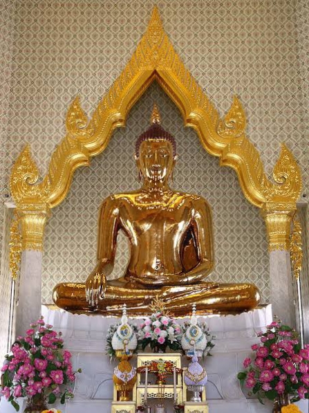 พระพุทธมหาสุวรรณปฏิมากร (หลวงพ่อทองคำ) เทิด ธ 80 พรรษา ปี50 วัดไตรมิตร จ.กรุงเทพฯ