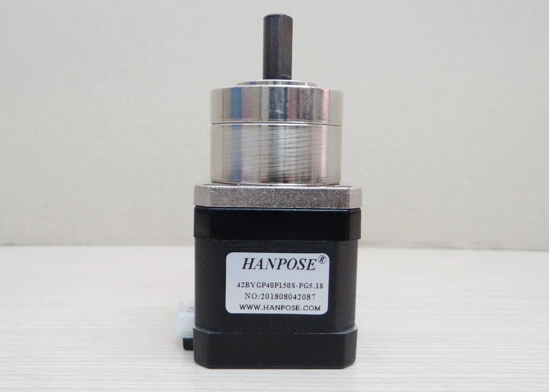 HANPOSE-Planetary Gearbox Ratio 5.18:1 Nema17 Stepper Motor (17HS4401S-PG5.18) - 2.07 N.m