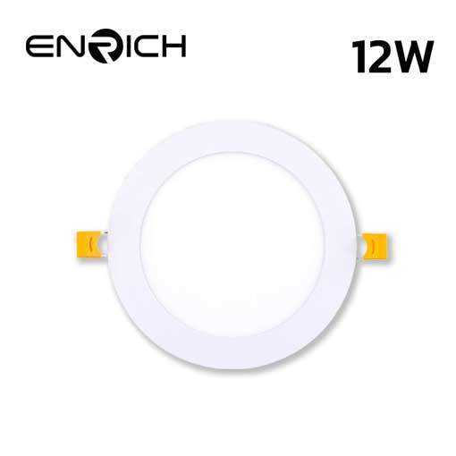 ดาวน์ไลท์ LED หน้ากลม 12W ENRICH SLIM D