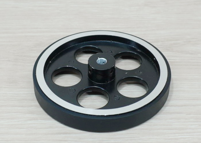 Aluminum Alloy Meter Wheel Circumference 300mm Holes 6mm