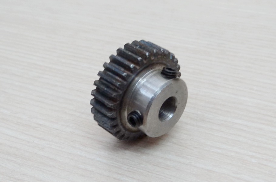 Spur Gear Pinion 1.0 Mod 30Teeth Bore 10mm (straight teeth - เฟืองตรง)