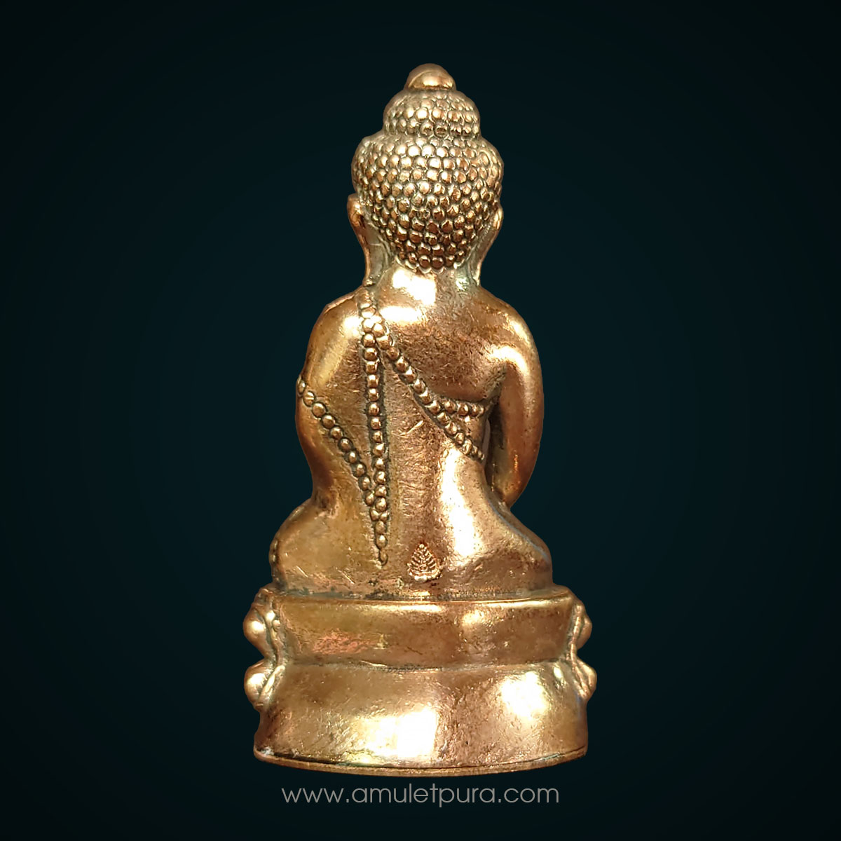 พระกริ่งใหญ่พรหมเวที เนื้อบรอนซ์ทองซาติน ปี57 พระพรหมเวที (สมเด็จพระพุฒาจารย์ สนิท ชวนปญฺโญ) วัดไตรมิตรฯ กรุงเทพฯ (มีโค้ด หมายเลข 648)