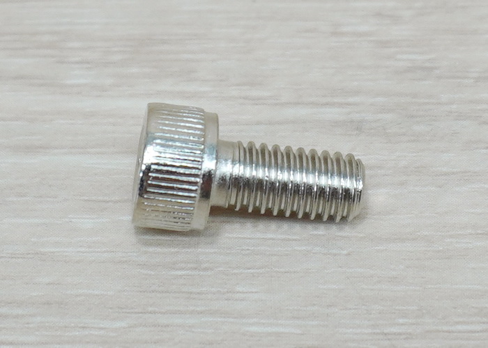 Hex Socket Cap Screw M6x12mm Nickel-plated (20ตัว/ถุง)