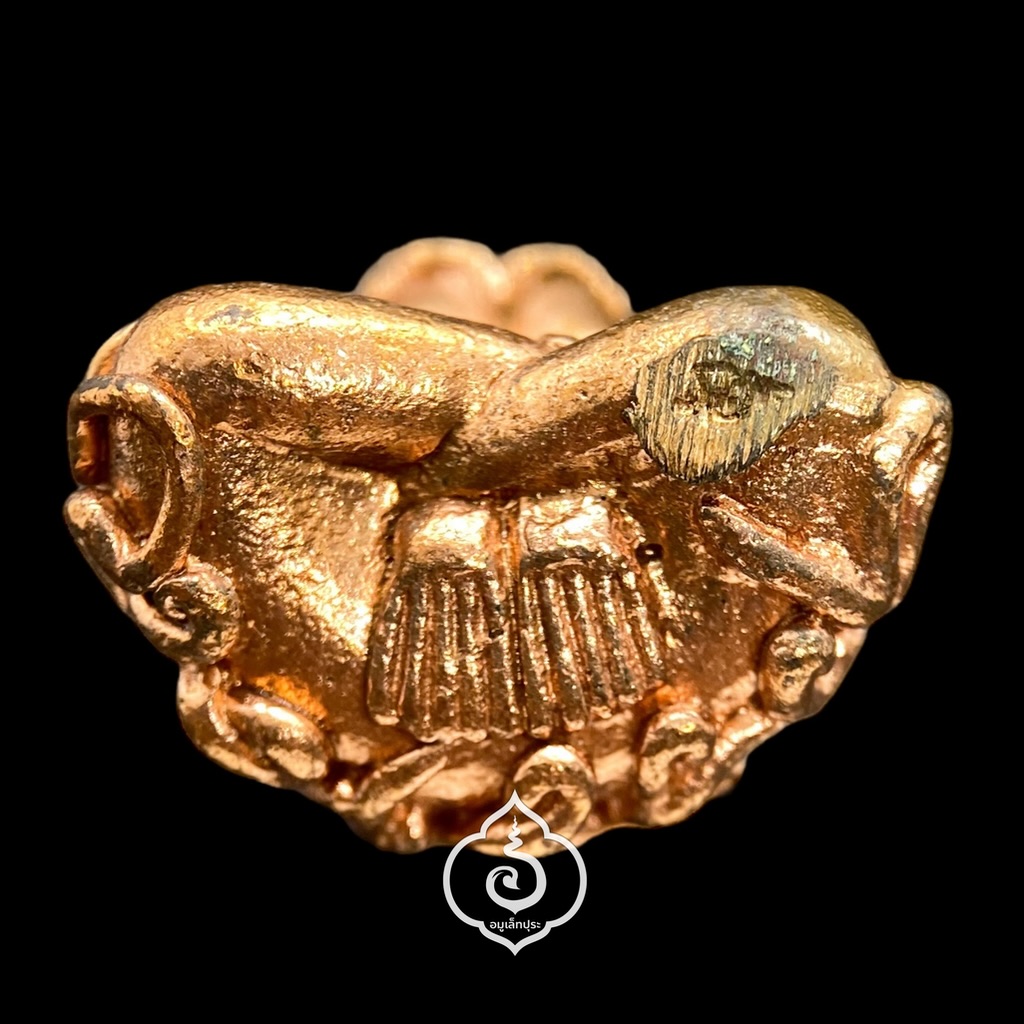 พระปิดตายันต์ยุ่ง แร่เศรษฐี (เนื้อทองแดงเถื่อนผสมแร่บางม่วง) ปี55 หลวงปู่ทองย้อย วัดอัมพวัน จ.นนทบุรี