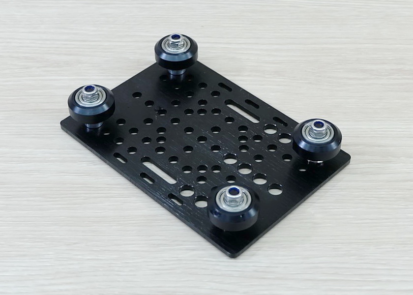 ชุดสำเร็จ V-Slot Gantry Plate 20-80mm T3 x 88 x 127mm + Solid v whee 4 ชุดล้อ