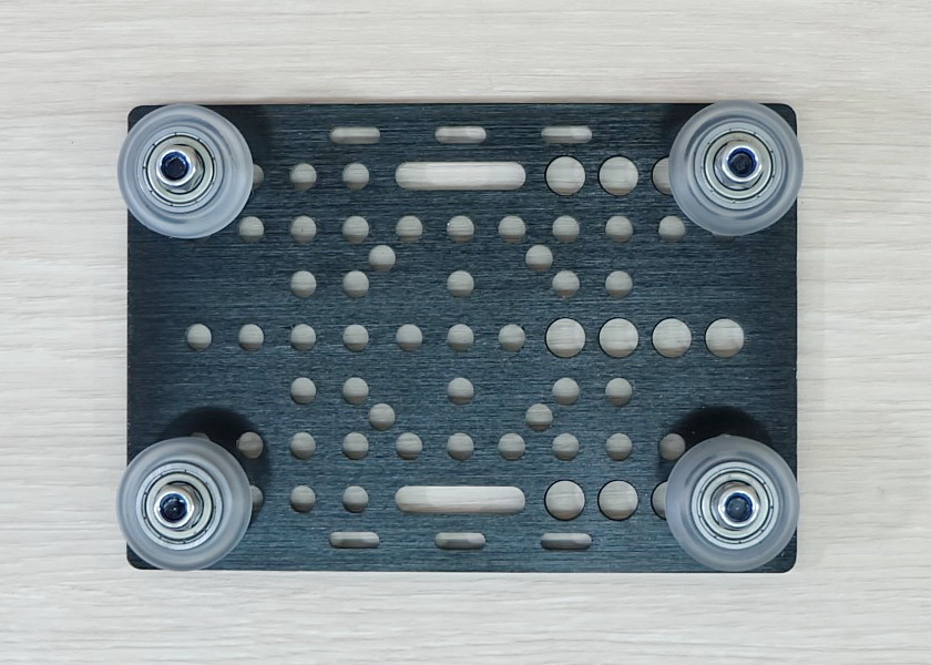 ชุดสำเร็จ V-Slot Gantry Plate 20-80mm T3 x 88 x 127mm + Xtreme Solid v wheel 4 ชุดล้อ