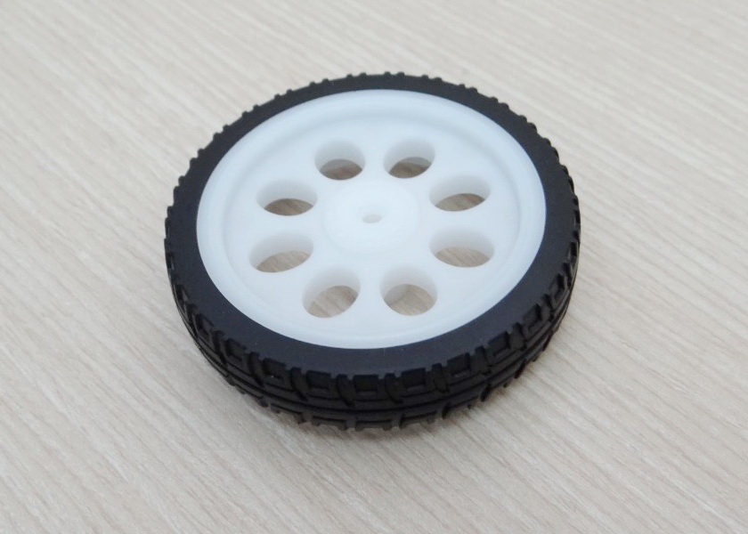 521 Rubber Wheel Robot Tires TT Motor Robot Smart Car Platform