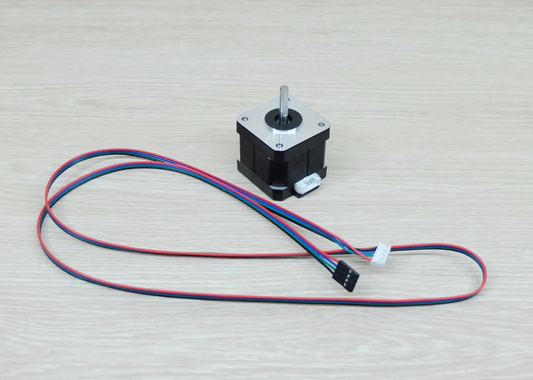 Usongshine - Stepper Motor 0.9° (Nema17) แรงบิด 42 N.cm 1.3A (17HS4401S-0.9) Black End