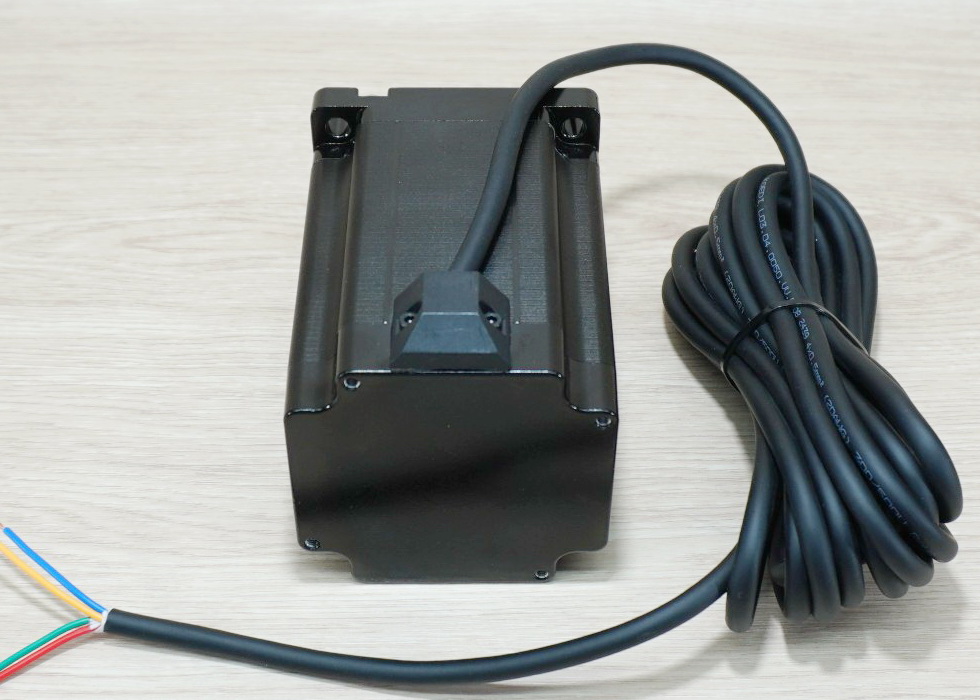 Stepper Motor (Nema34) แรงบิด 8.5N.m 5.6A Shaft 14mm (86BYGH250C) - 5m Cable