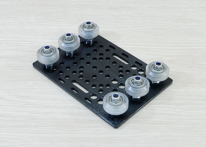 ชุดสำเร็จ V-Slot Gantry Plate 20-80mm T3 x 88 x 127mm + Xtreme Solid v wheel 6 ชุดล้อ