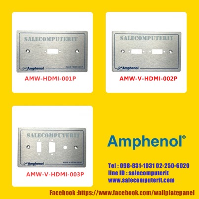 Amphenol Outlet Plate AMW-BLANK