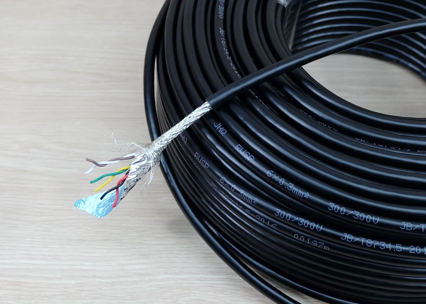 6 core X 0.3 mm² Shielded Wire RVSP Signal Line Shielded Twisted Pair (1m)