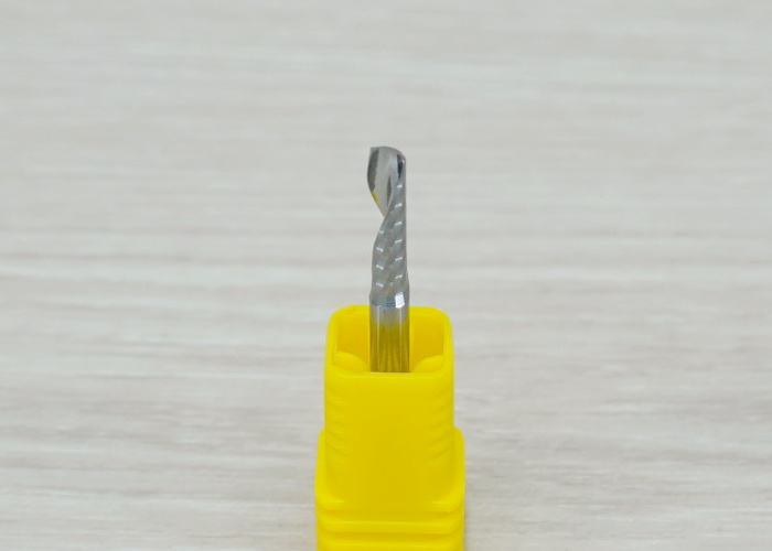 Wood/Acrylic - 3.175x3.175x12mm Single Flute Bit Carbide End Mill (SHKxCEDxCEL) เกรด 3A