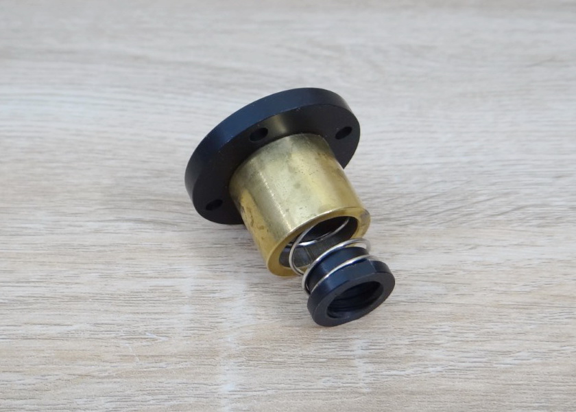 T12 Nut ลดการคลอนสำหรับ Dia 12mm (Lead 2mm) ชนิด POM