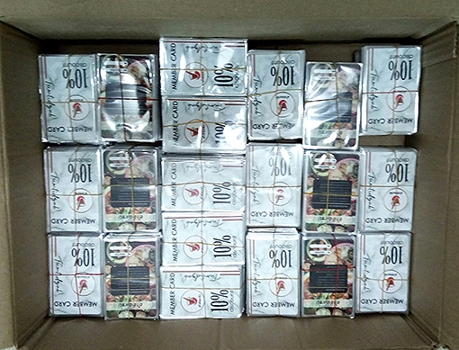 บัตรตัวอย่าง บัตรสมาชิก บัตรส่วนลด บัตรสะสมแต้ม บัตรเมมเบอร์