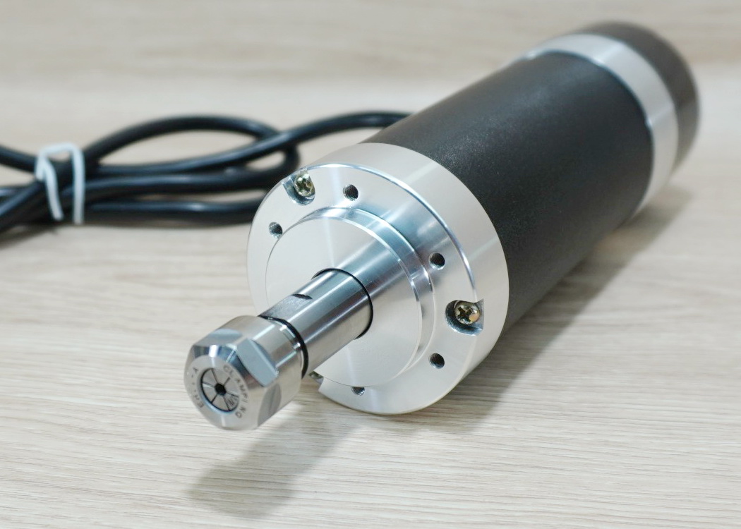600W ER11 Brushless Spindle DC Motor (Max.9000rpm) + WS55-220WG Brushless DC Motor Driver 48V 600W