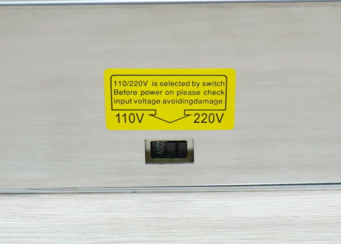 48V-10A-480W DC Switching Power Supply (S-500-48) + Fan Automatic